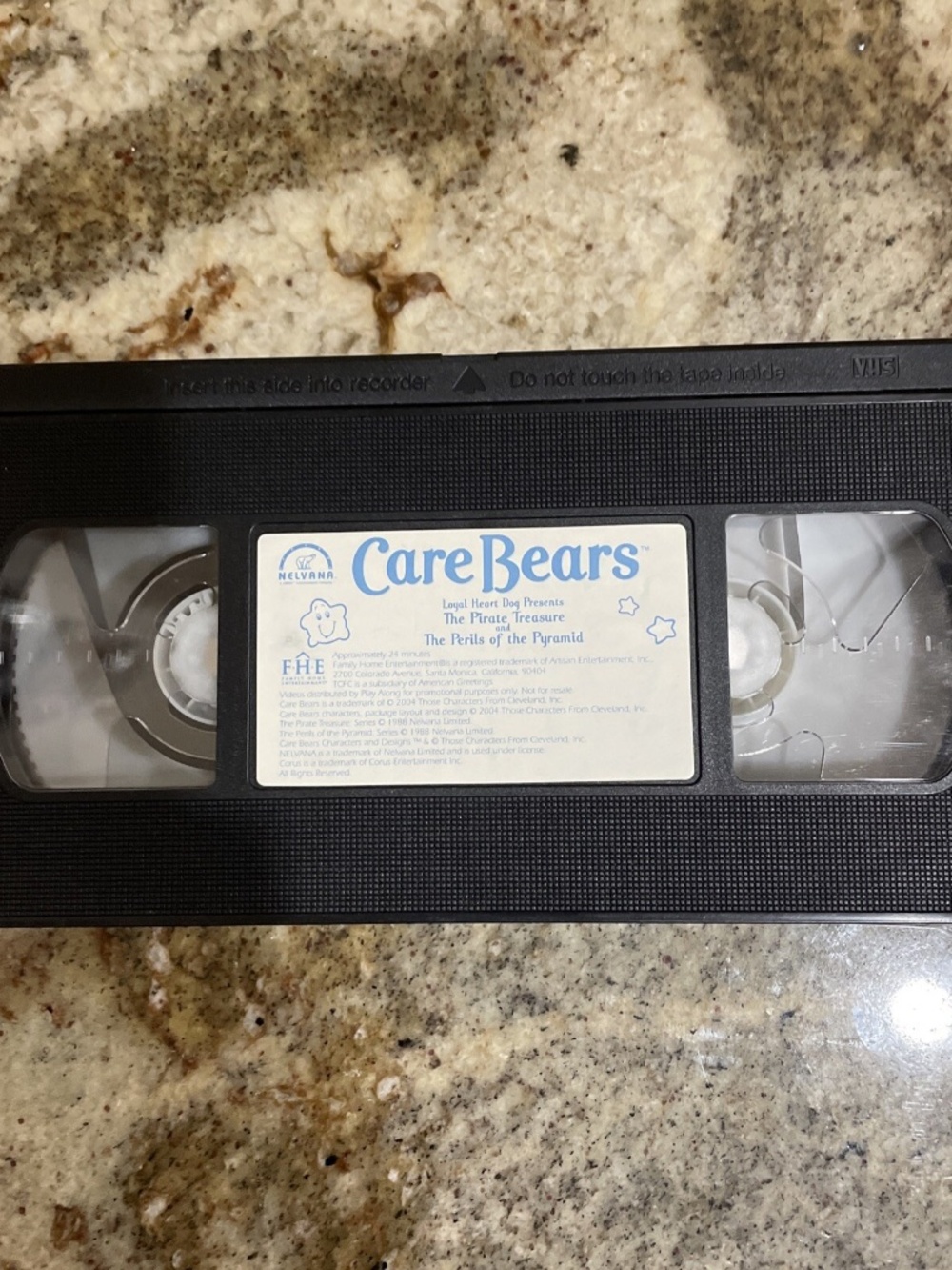 Care Bears The Pirate Treasure The Perils Of Pearl Pyramid VHS No Case